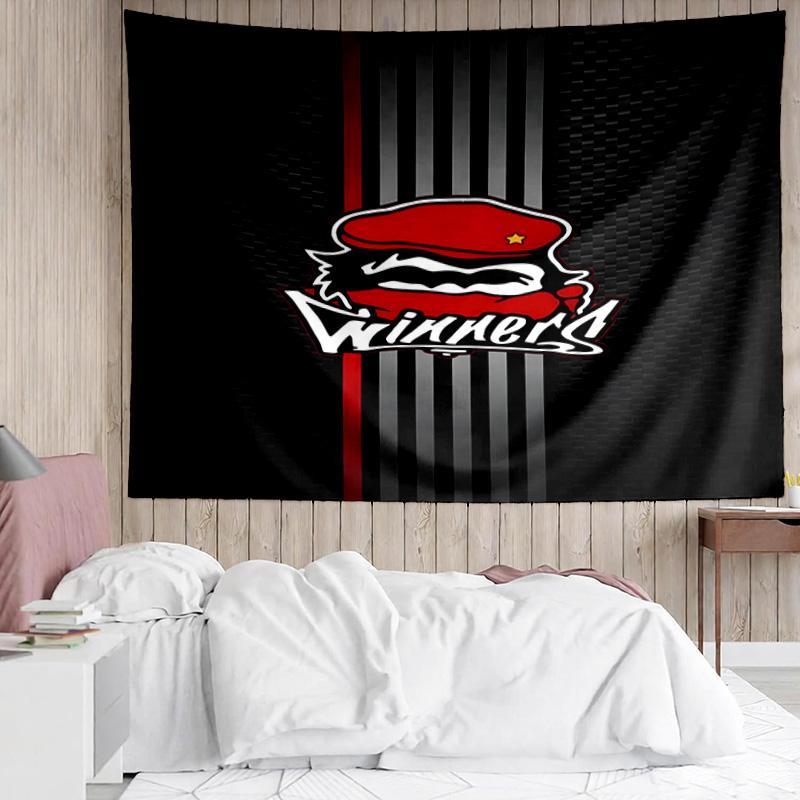 Fc Crest Design Printed Printed Tapestry, for Bedroom,Livingroom, dormitory, Large Wall Decor, Fabric Decor Fan Birthday Gifts