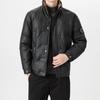 Mens Winter Down Jacket 50% White Duck Warm Waterproof Loose Fit Stand Collar Outdoor Casual