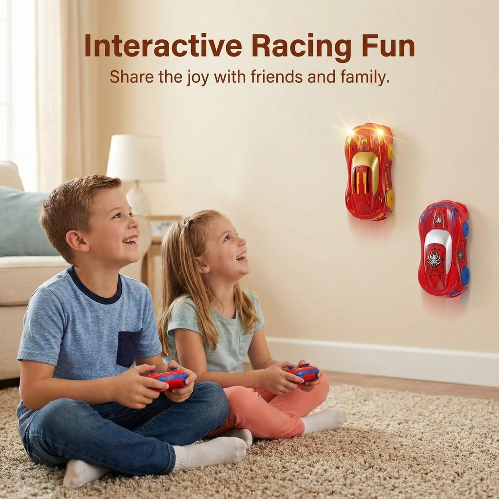 Anti Gravity 2.4GHz RC Wall Climbing Stunt Car 360° Rotating Racing Electric Remote Control Toy for Kids Boys Gift