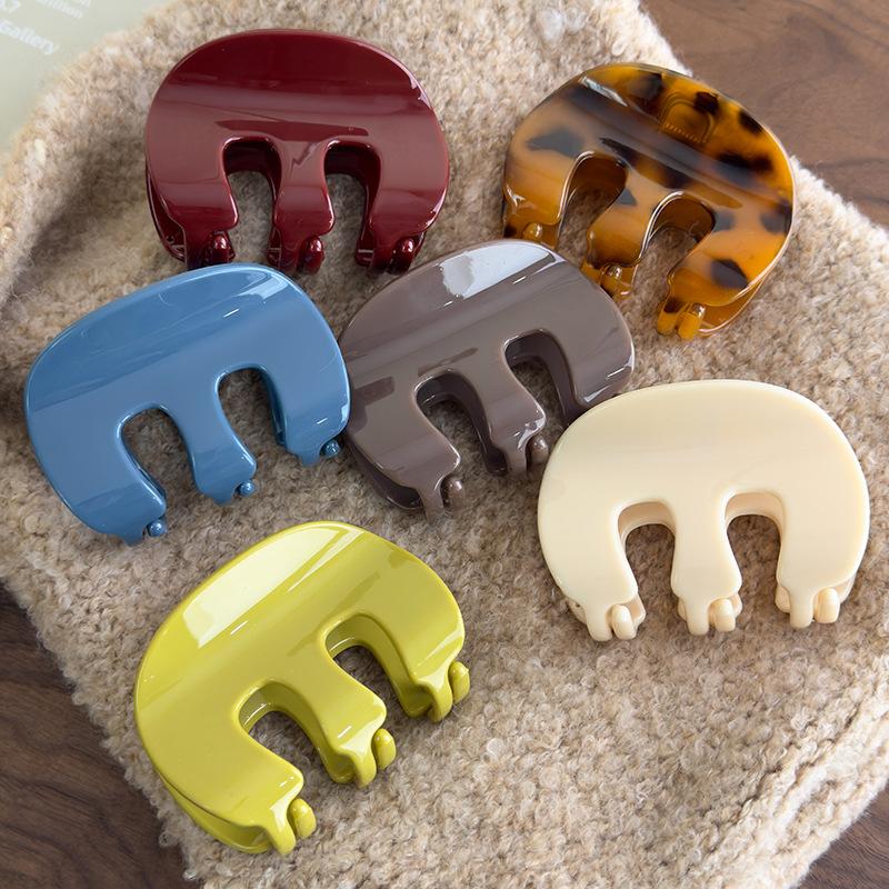 Acetate Hair Claw Clip Elegant Women Hairgrips Barrettes Hairpins Female Fashion Hair Accessories Shark Hair Claw Girls Headwear
