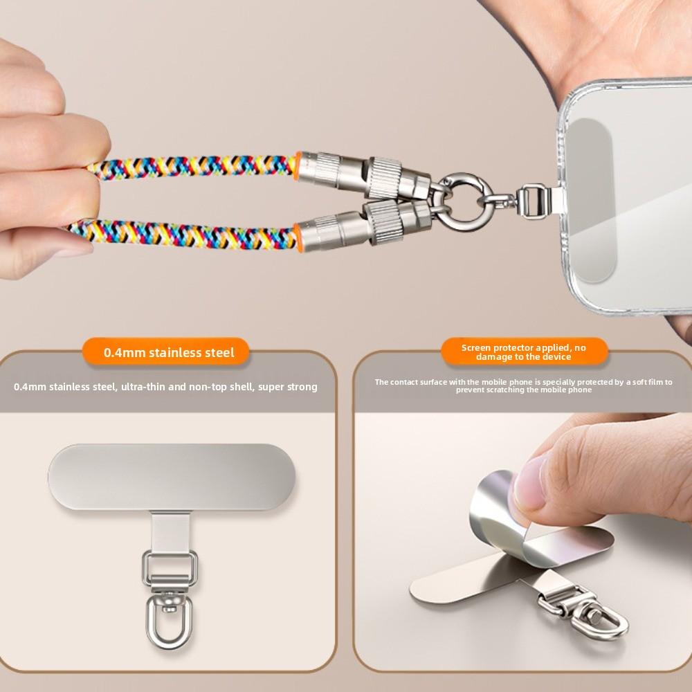 2 in 1 Mobile Phone Lanyard Type C Data Cable Phone Hanging Rope Fast Charging Phone Strap  Travel