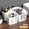 Handheld Plastic Shower Basket for Bathroom Toiletries and Sundries