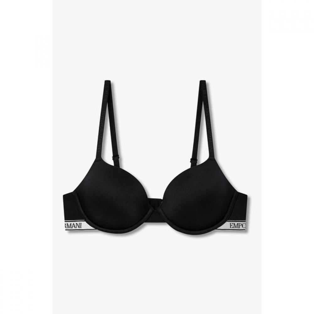 Emporio Armani Women Glossy Nylon Contour Bra 0826184503 75B