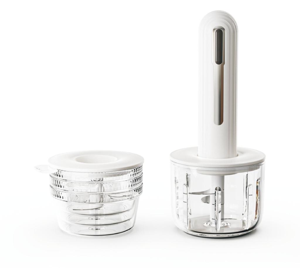 Compact Electric Food Processor: Multi-functional Meat Grinder & Garlic Press for Baby Food Making