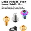 6pcs T25 Torx Bike Disc Brake Rotor Bolts M5 X 10mm Bicycle Disc Brake Rotor Torx Bolts  MTB Bike