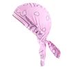 Cappello da Pirata in Tessuto Traspirante con Stampa di Anacardi Poliestere Spandex 1 Pezzo