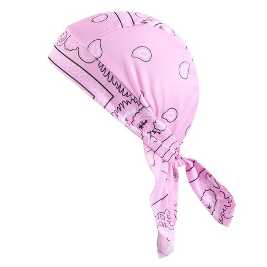 Cappello da Pirata in Tessuto Traspirante con Stampa di Anacardi Poliestere Spandex 1 Pezzo