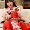 Chinese Style Plush Horse Doll Fluffy Zodiac Pony Figurine Cartoon Steed Doll  Home Decoration