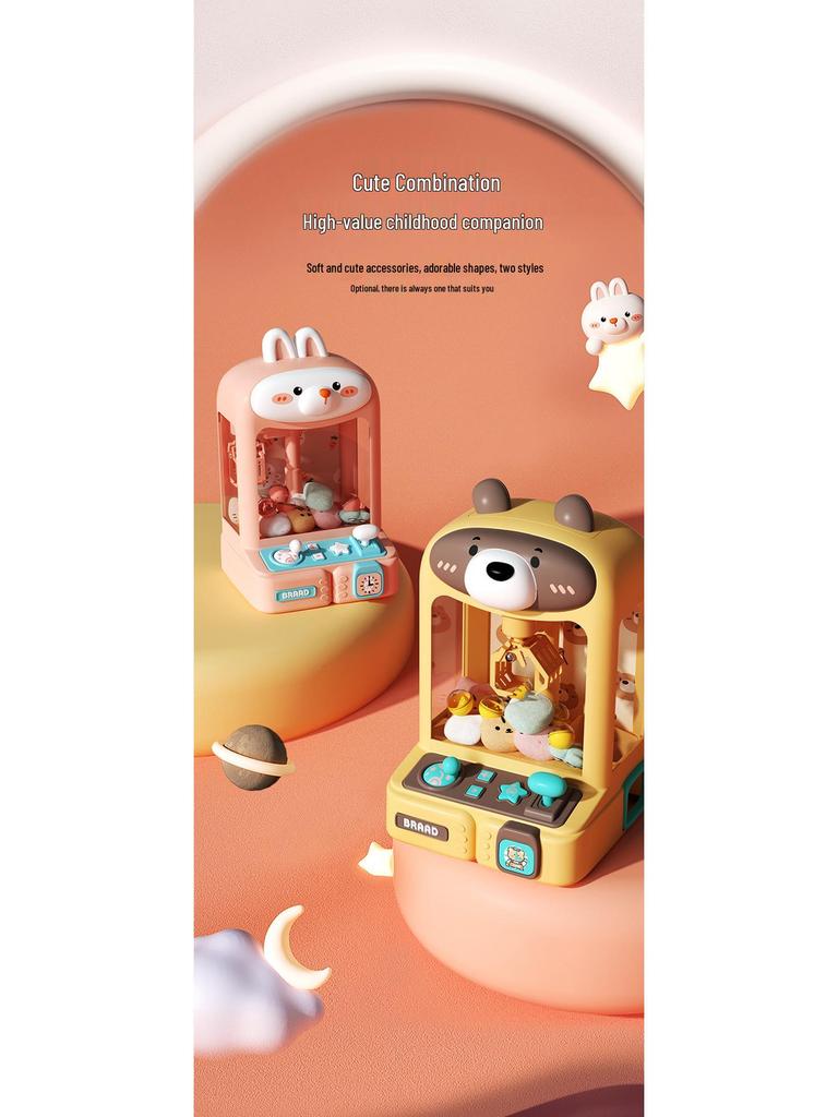 Children's Cute Rabbit Claw Machine Toy - Interactive Role Play Birthday Gift
