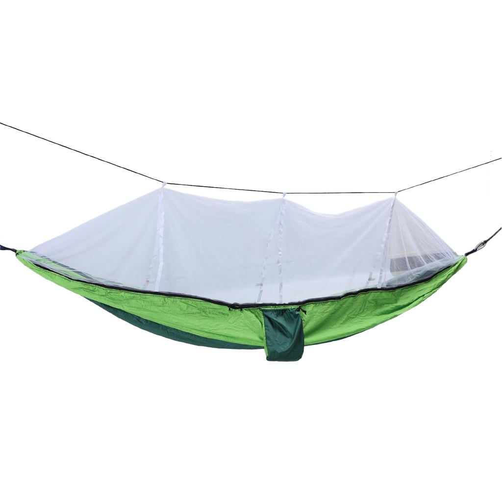 Outdoor Hammock 661lb Load Bearing Lightweight Portable Hammock with Net for Courtyard Camping Picnic
