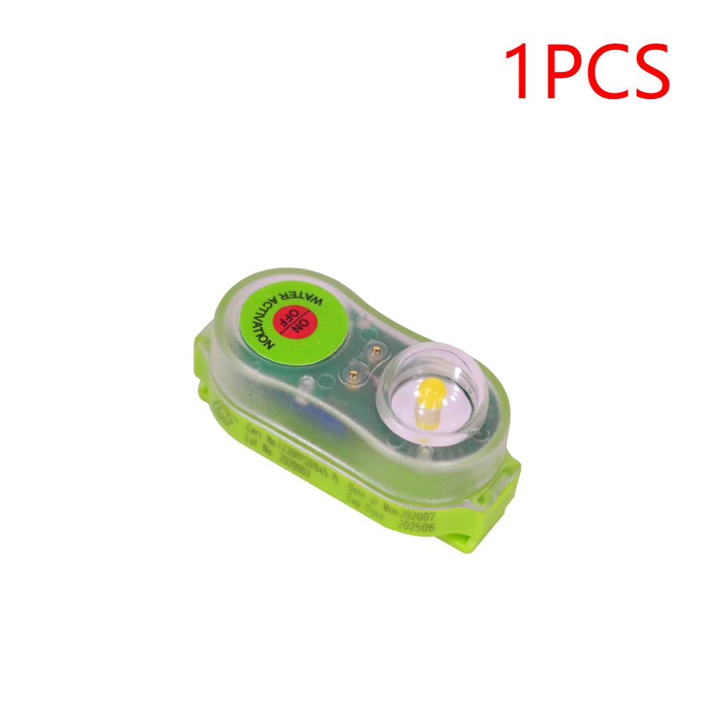 LED Life Jacket Light Water-Activate Safety Personal Locator Light Waterproof Life Saving Warning Lamp for Swimming Sea Fishing