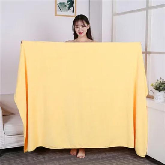 Largerthicker120X200 Cm Microfiber Bath Towel, Absorbent,Quick-Drying,Super Soft Hotel Bath Towel To Wear Bath Towel