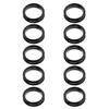10 Pieces Barber Hair Shears Scissors Finger Rings Grips Inserts - Soft Rubber Ring Sizer, Fits Most Shears