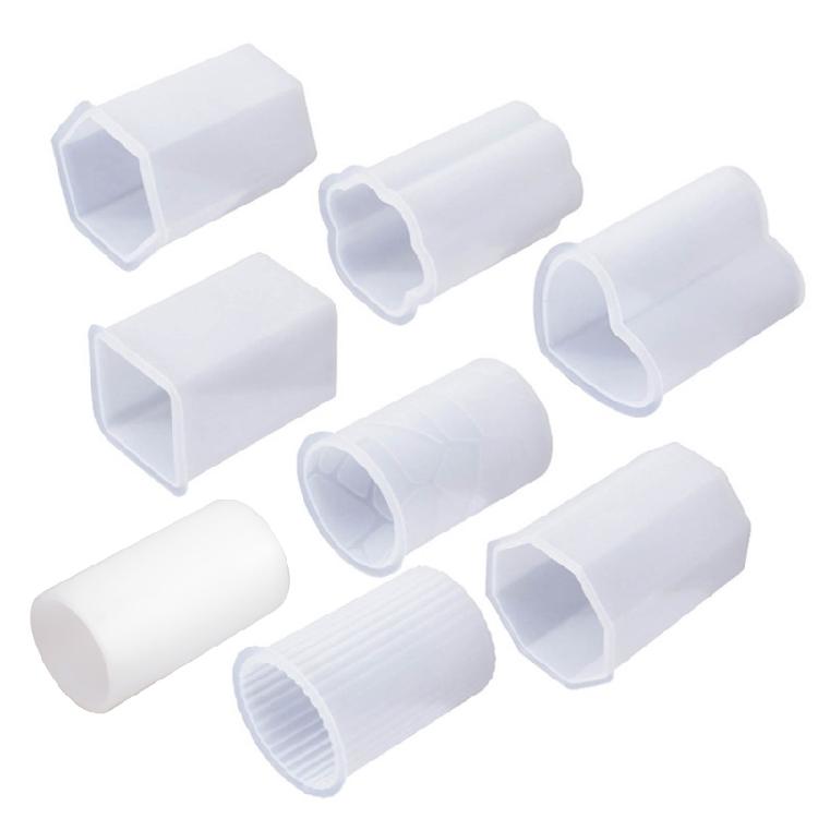 Silicones Candle Molds for Epoxy Resins Cylinder Silicones Candle Molds for Candle Soap Fondant Silicones Molds