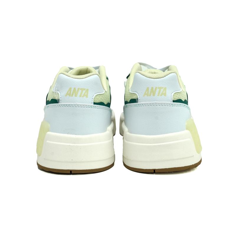 Anta Kids Synthetic Leather Fabric Lifestyle Series Comfortable Versatile Low-Top Sneakers Kids Sneakers 332528003U