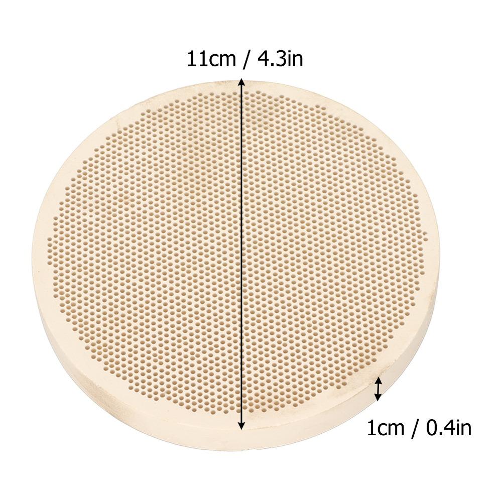

Ceramic Material Welding Block Honeycomb Design Soldering Block Jewelry Heating Rotundity