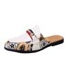 Men's bag head half-drag leather shoes summer new fashionable men's shallow breathable cool leather shoes