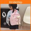 Adorable Cartoon Bear Kids Backpack Cute Nylon Breathable School Bag For Toddlers
