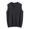 V-neck cashmere vest cashmere shirt pullover knitted sleeveless vest skin-friendly and warm sweater vest versatile