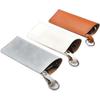 Portable PU Leather Eyeglass Case, Hanging Eyeglass Storage Bag, Sunglasses, Eyeglass Bag, Convenient Keychain