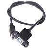 Usb 2.0 Type B Male To Type B Female Printer Extension Cable With Panel Mount