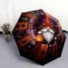 1 st Automatiskt Fällbart Paraply - Tecknat Mönster, Bärbar & Vikbar Design med 8 Ribbor, Jul- Födelsedagspresenter