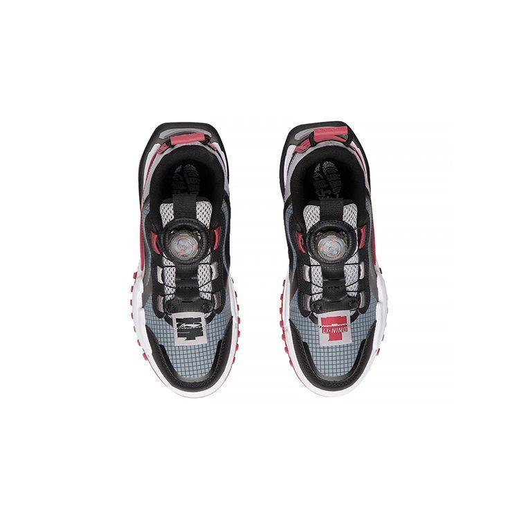 Li Ning Kids Journey 2.0 Low Comfortable Versatile Casual Shoes Kids Casual Shoes Black Red YKCS108-5