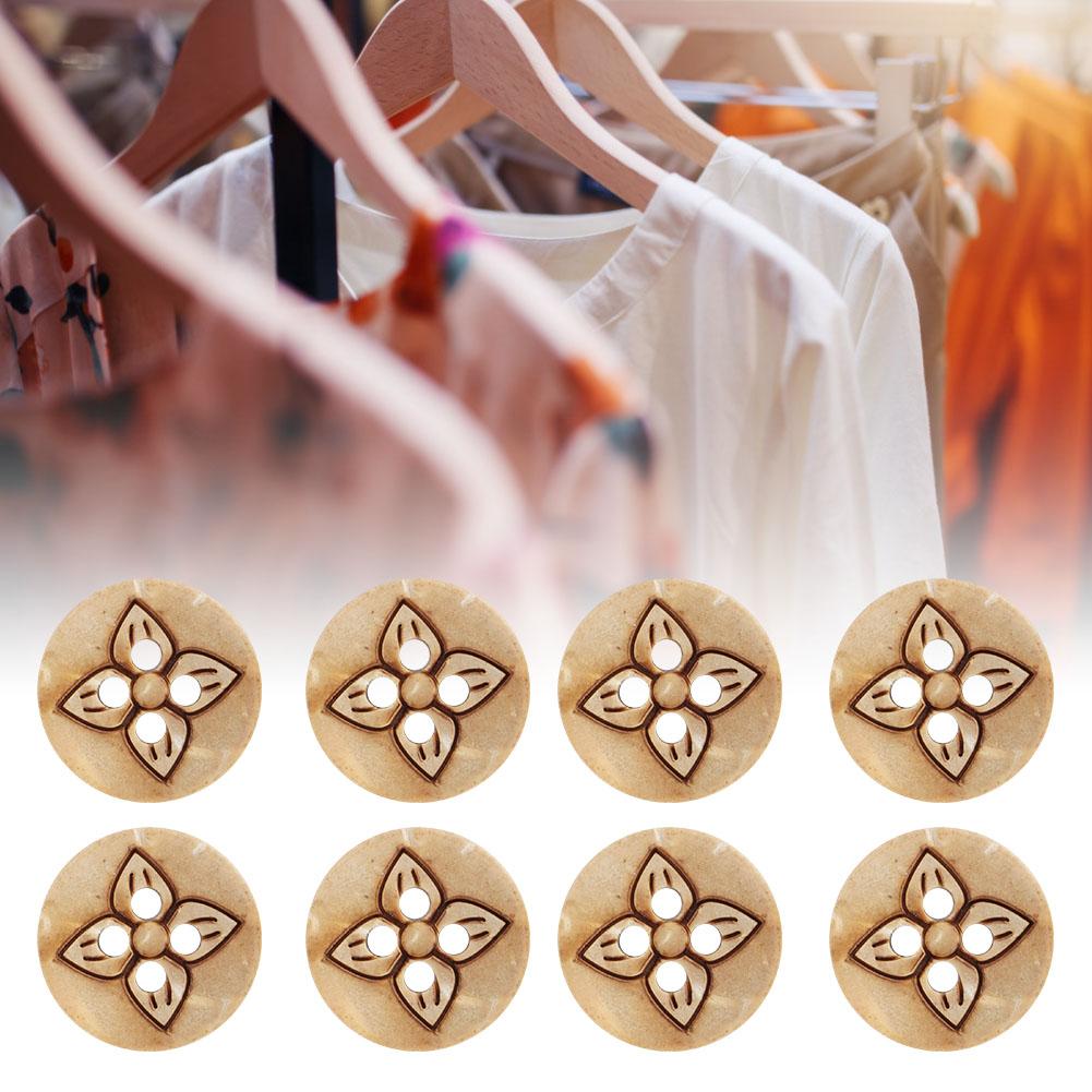 13mm 100pcs bag 4-Holes Round Buttons Sew Tools Accessories    Crafts   Wooden Button(226 13mm&nbsp;)