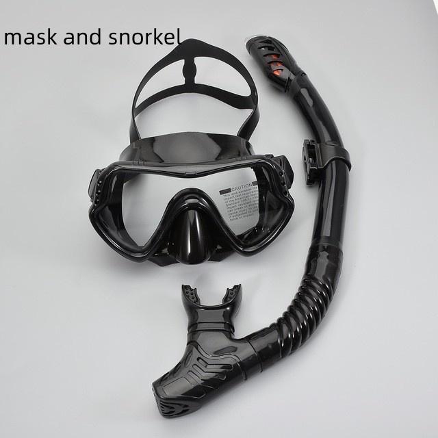 Professionelle Tauchmaske Schnorchelset Outdoor Tauchtrainingsausrüstung Silikon Tauchbrille Atemrohr Neu