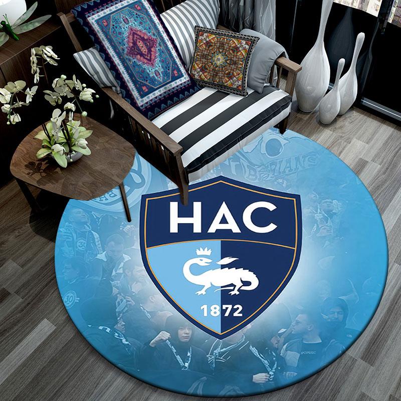Le Havre AC,Round Area Rug,Carpet Rug for Living Room Bedroom Sofa Playroom Decor,Non-slip Floor Mat