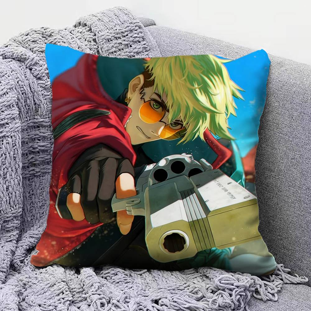 Vash Trigun Anime  Home Sofa Cushion Covers and Aecorative Custom Pillow Covers