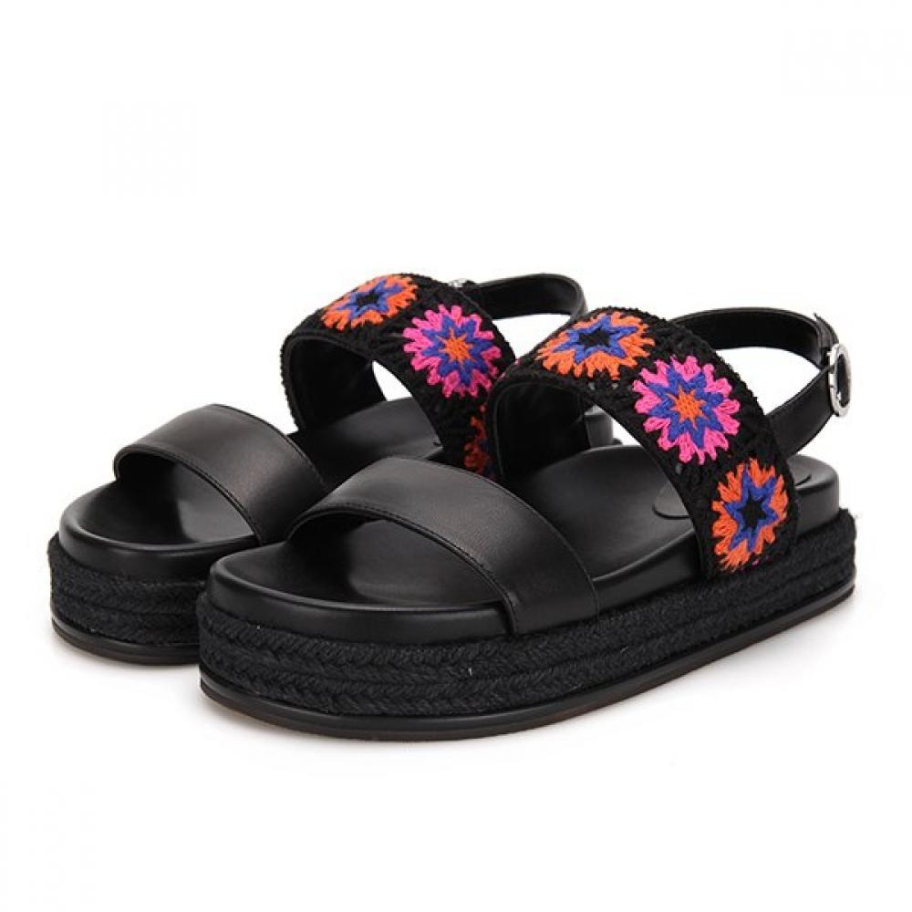 Barbara Strap Sandal Bbg342bk 250mm 18132₽