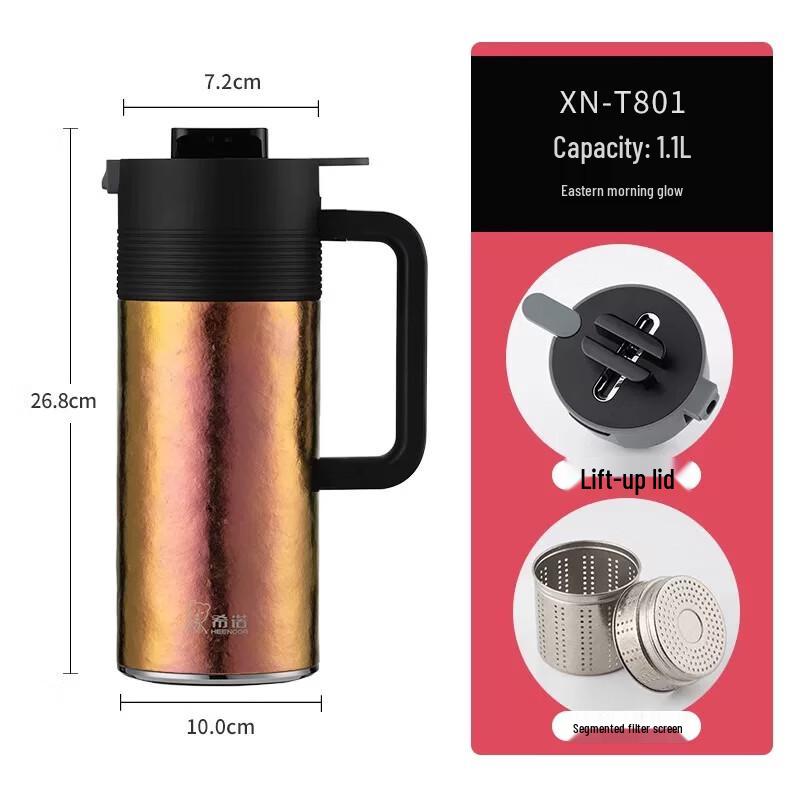 Xinuo Pure Titanium Tea Infuser Thermos Pot