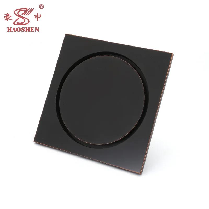 10x10см   Напольный слив Латунный Квадратный Pop-up Напольный слив Напольное покрытие Душевая комната Нажимной Дезодорант Ванна Душевой слив