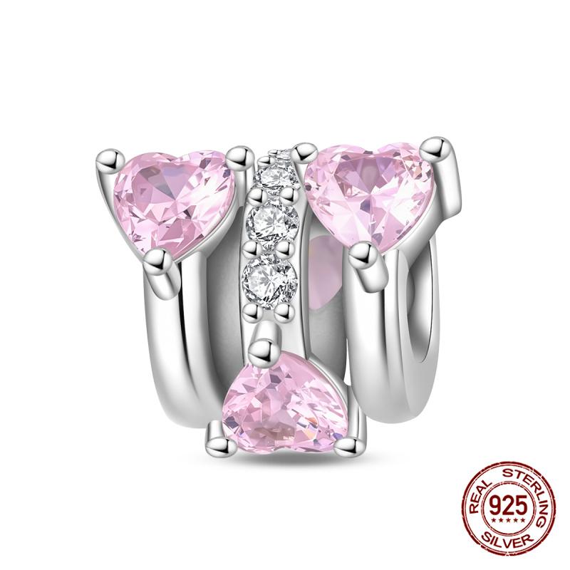 Copper Sweet Travelair Balloon Beaded Eros Arrow Through The Heart Charms Fit Bracelet Diy Jewelry Making Women'S Gift