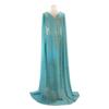 Incantevole Madre dei Draghi Game Of Thrones Daenerys Targaryen Costume Abito Lungo Azzurro Cielo Per Indimenticabili Eventi Cosplay