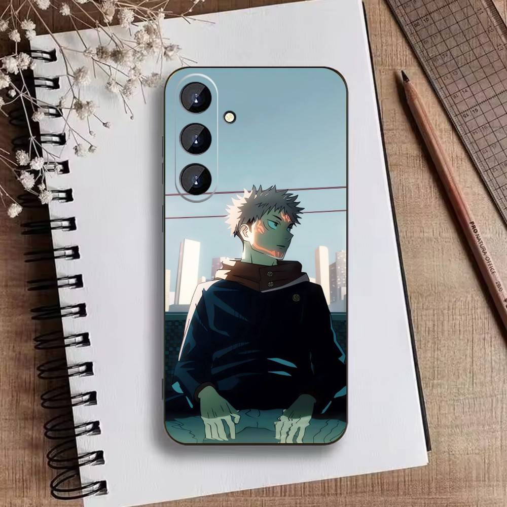 Coque de téléphone Jujut-su I-Ichiji S-Kaisen Pour Samsung Galaxy A73,21,22,32,71,53,52,51,80,5G Housse Noire Souple
