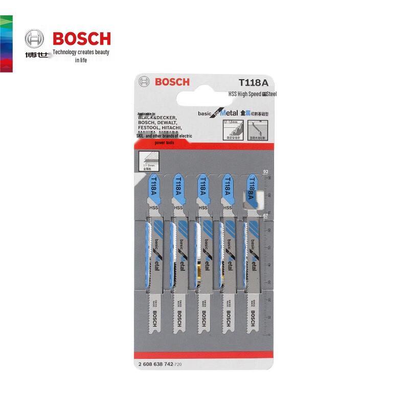Bosch T121AF Jigsaw Blades CN Plug (adapter Included)