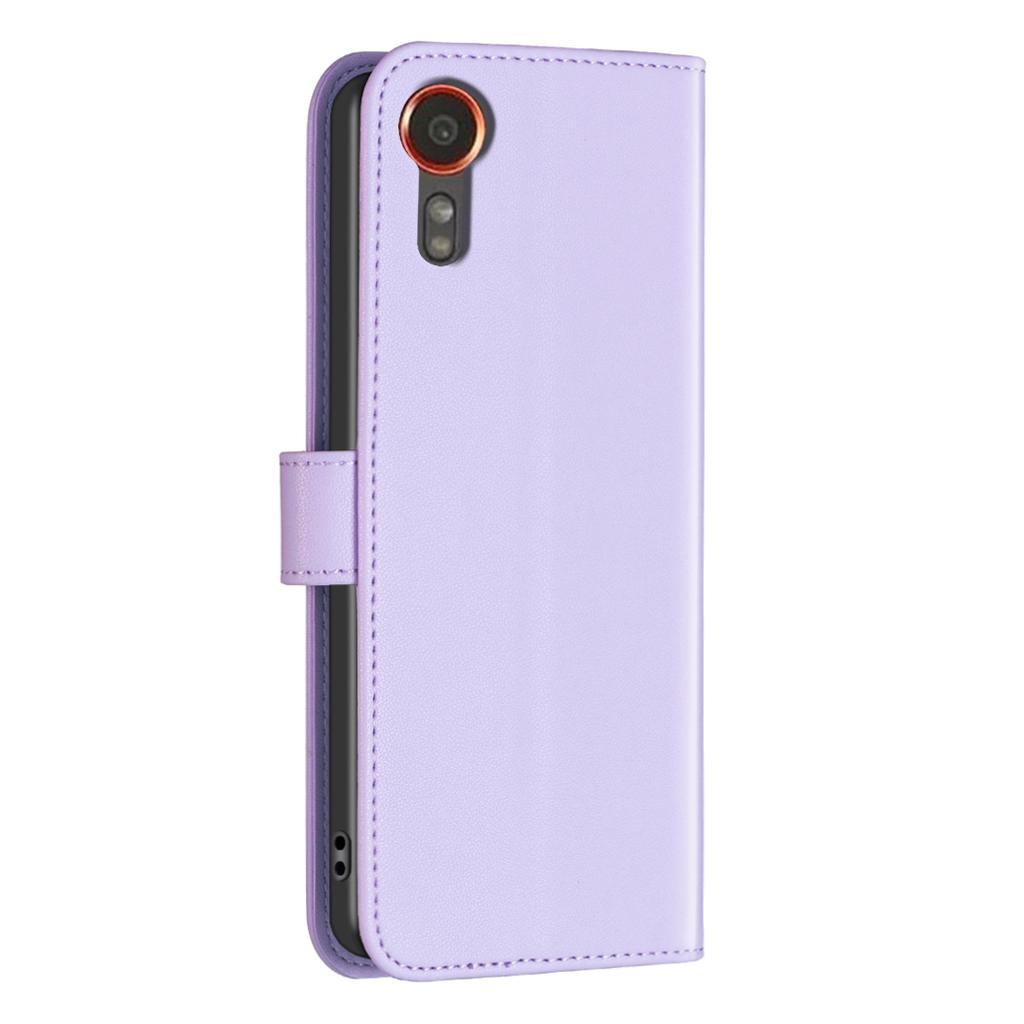 BINFEN COLOR BF17 Pre Samsung Galaxy Xcover7 Vyklápacie Kožené Puzdro Peňaženka Kryt na Telefón