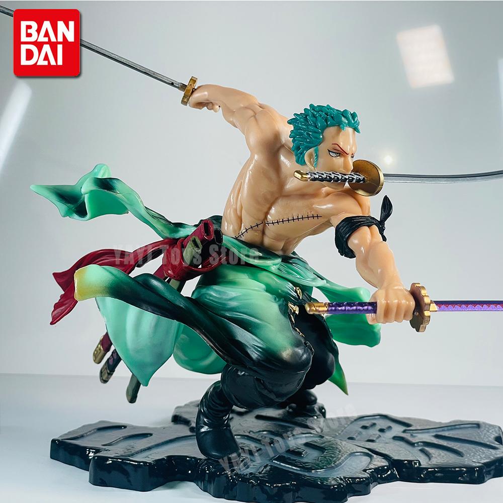 One Piece 10cm Anime Figure GK Roronoa Zoro Three-blade Sa-maximum Manga Anime Statue Action Figure Collection Model Kid Toy
