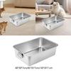 Open Litter Bedpan Stainless Steel Anti Splashing Non Stick Easy To Clean with