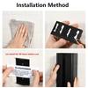 Wall Mounted Magnetic No Drill Self Adhesive Trash Bag Dispenser Organizer Kitchen Bathroom Paper Towel Tissue Storage Holder