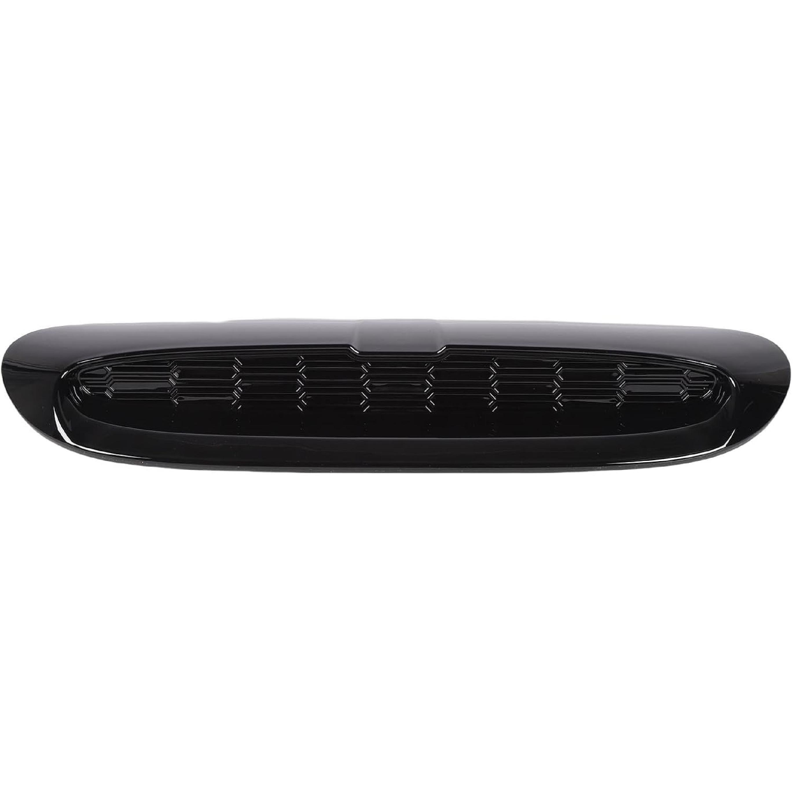 

KIMISS HOOD SCOOP AIR FLOW INTAKE VENT COVER CAR DECORATIVE BONNET AIR INTAKE TRIM REPLACEMENT FOR S JCW F54 F55 F56 FOR VARIOUS (Carbon Fiber Glossy Black