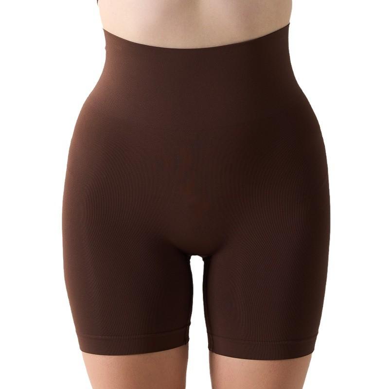 Nude Yoga Mid-Shorts mit extra hohem Bund, nahtlosem, weichem und glattem Tragegefühl