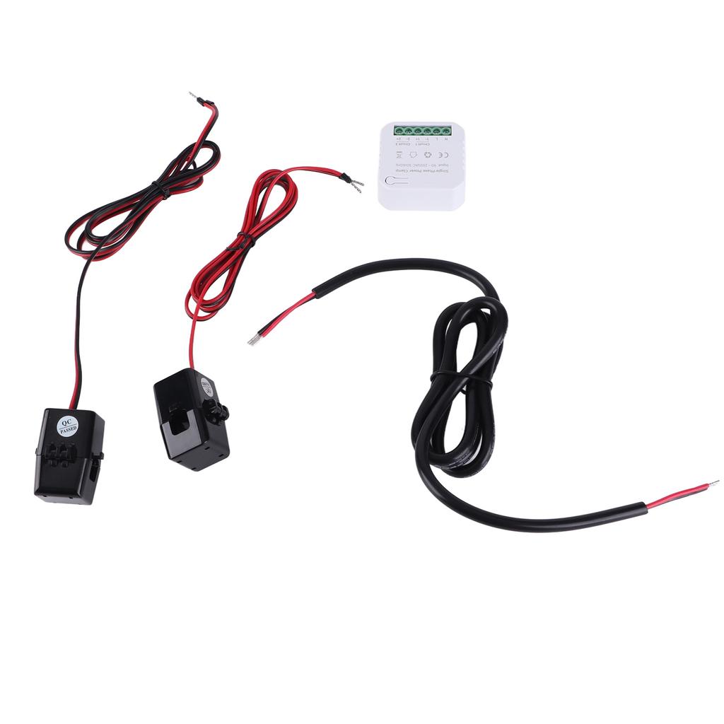 WiFi Single Phrase Energy Meter with Clamp Electricity Power Consumption Monitor for Tuya 90‑250VAC