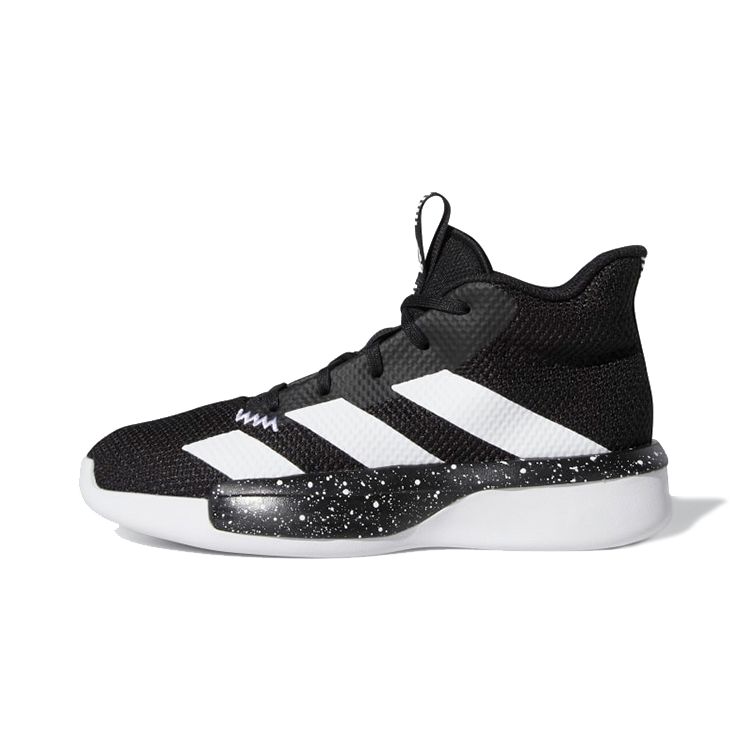 

Adidas Pro Next 2019 J Black White Детские кроссовки Core-Black Cloud-White EF9809