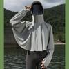 Rashguard for Long Large Sun Full Body UV Neck Face Heat Stroke Cool to the Touch Dark [JunyueLiang] Women, Sleeve, Stylish, Size, Hat, Type,