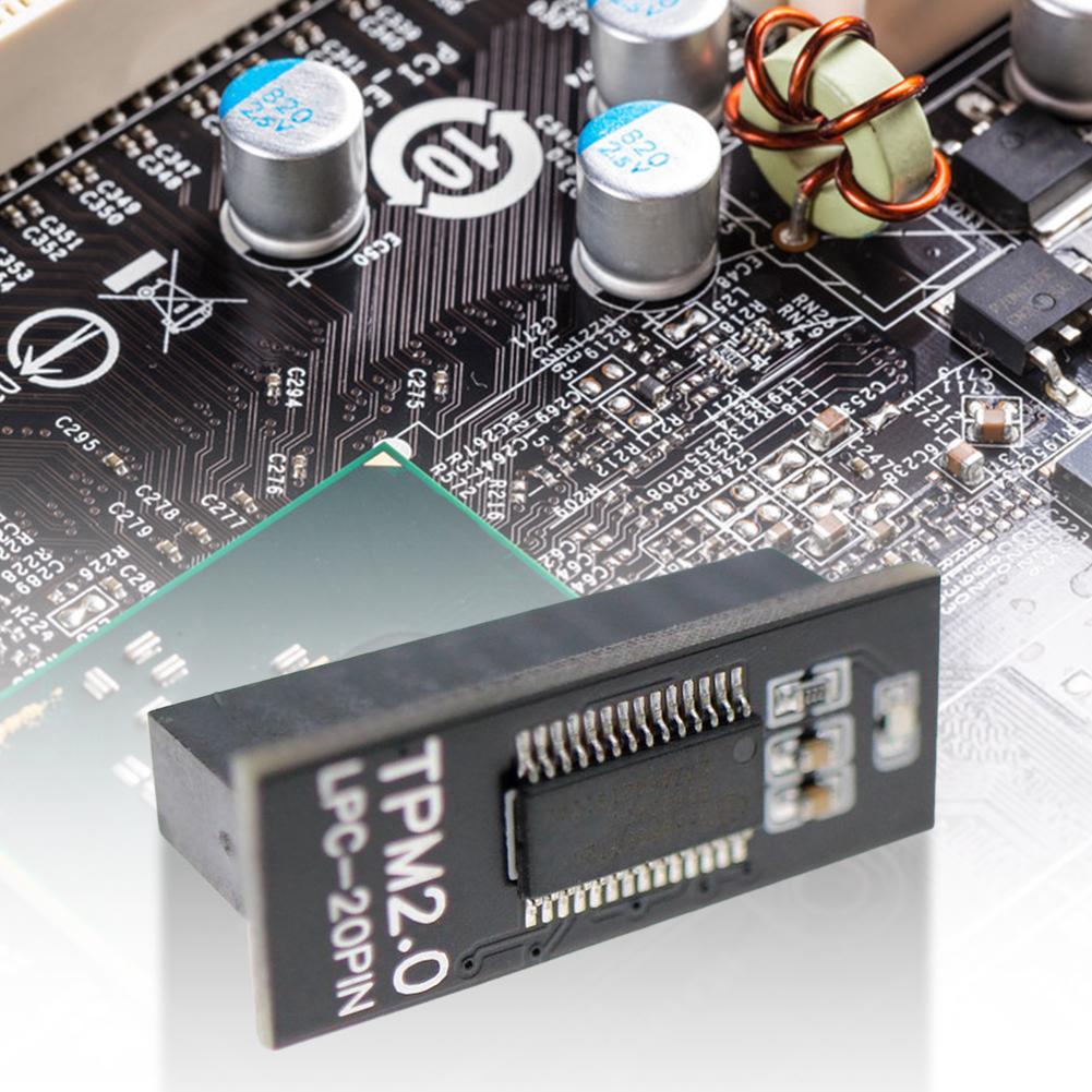 TPM 2.0 Module 12/14/18/20PIN TPM 2.0 Security Module Encryption Security Board Remote Card for Multi-Brand Motherboard