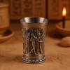 Cocktail Cup Wine Cup Retro Theme Metal Texture Offering Insulation Small Capacity Suitable for Beverages Water