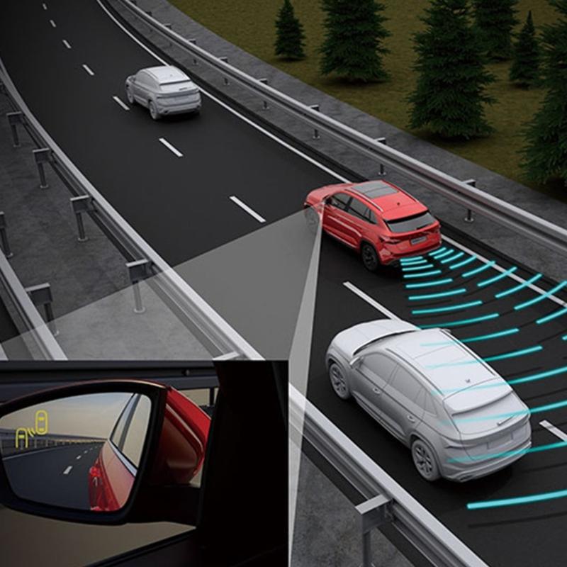 Car RadarBlind SpotsDetection System BSD Reversing Monitoring Lane Change Assist